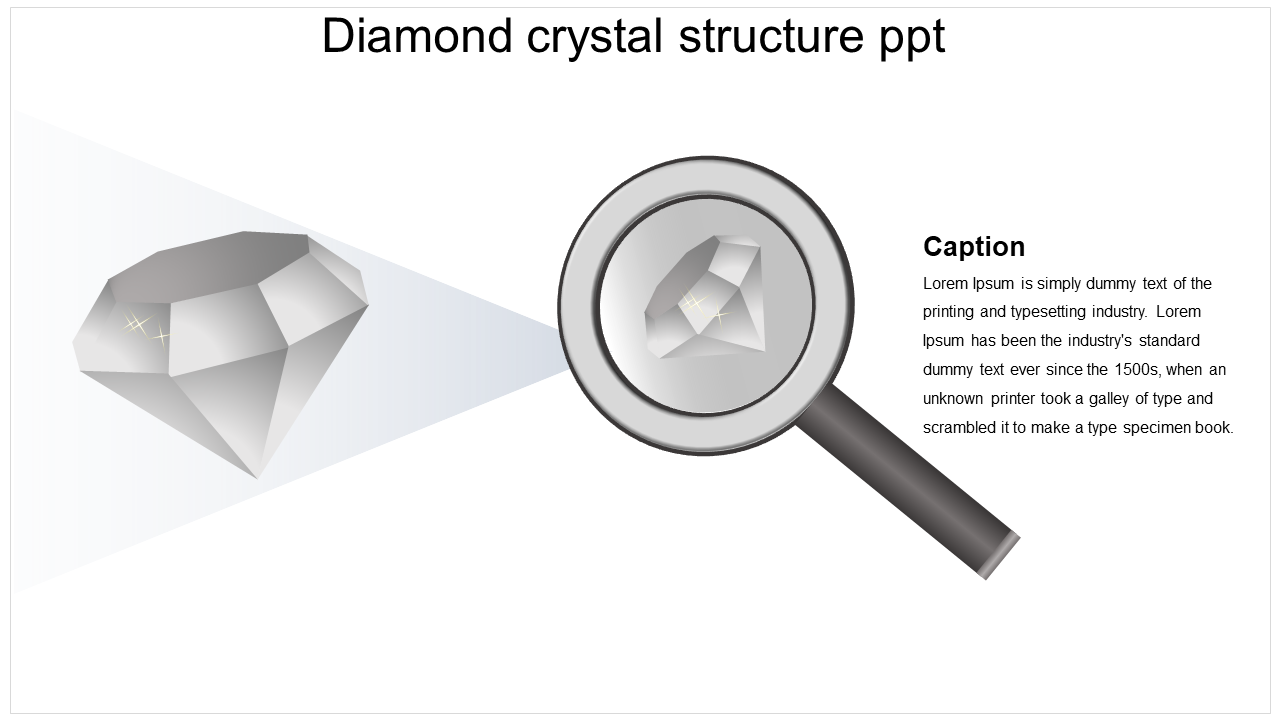 Diamond crystal structure ppt